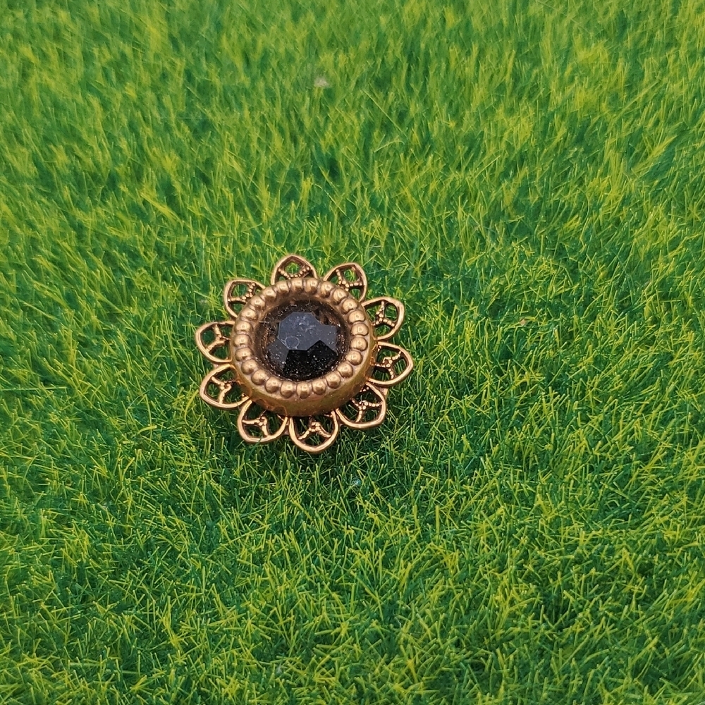 Chocolate Crystal Sunburst Cabochon For Jewelry Making Crafting Etc P334 - Picture 1 of 4